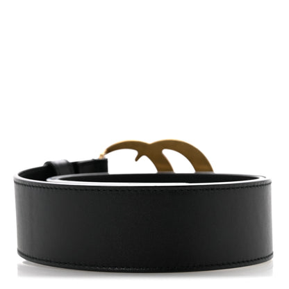 Gucci Calfskin Double G 40mm Belt 75 30 Black 2 of 8