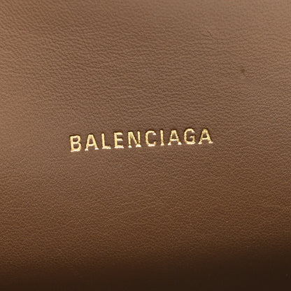 Balenciaga Coated Canvas BB Monogram Hourglass Top Handle Bag XS Beige Brown 6 of 9