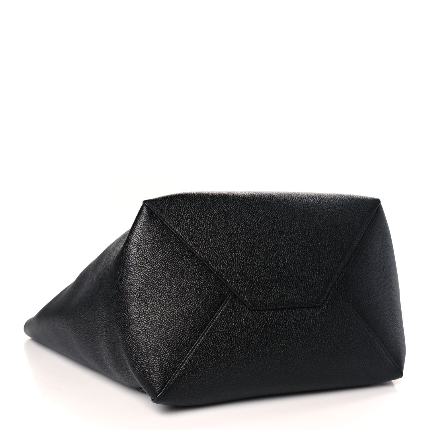 Celine Soft Grained Calfskin Medium Belt Cabas Phantom Black 4 of 9