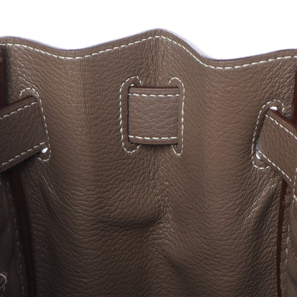 Hermes Taurillon Clemence Retourne Kelly 40 Etoupe 10 of 36