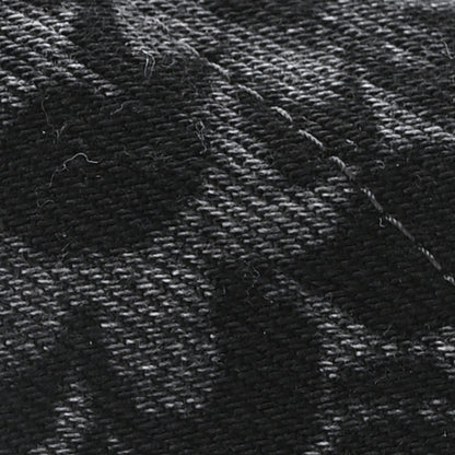 Chanel Denim Quilted Floral Print Mini Chanel 22 Black Grey 8 of 10