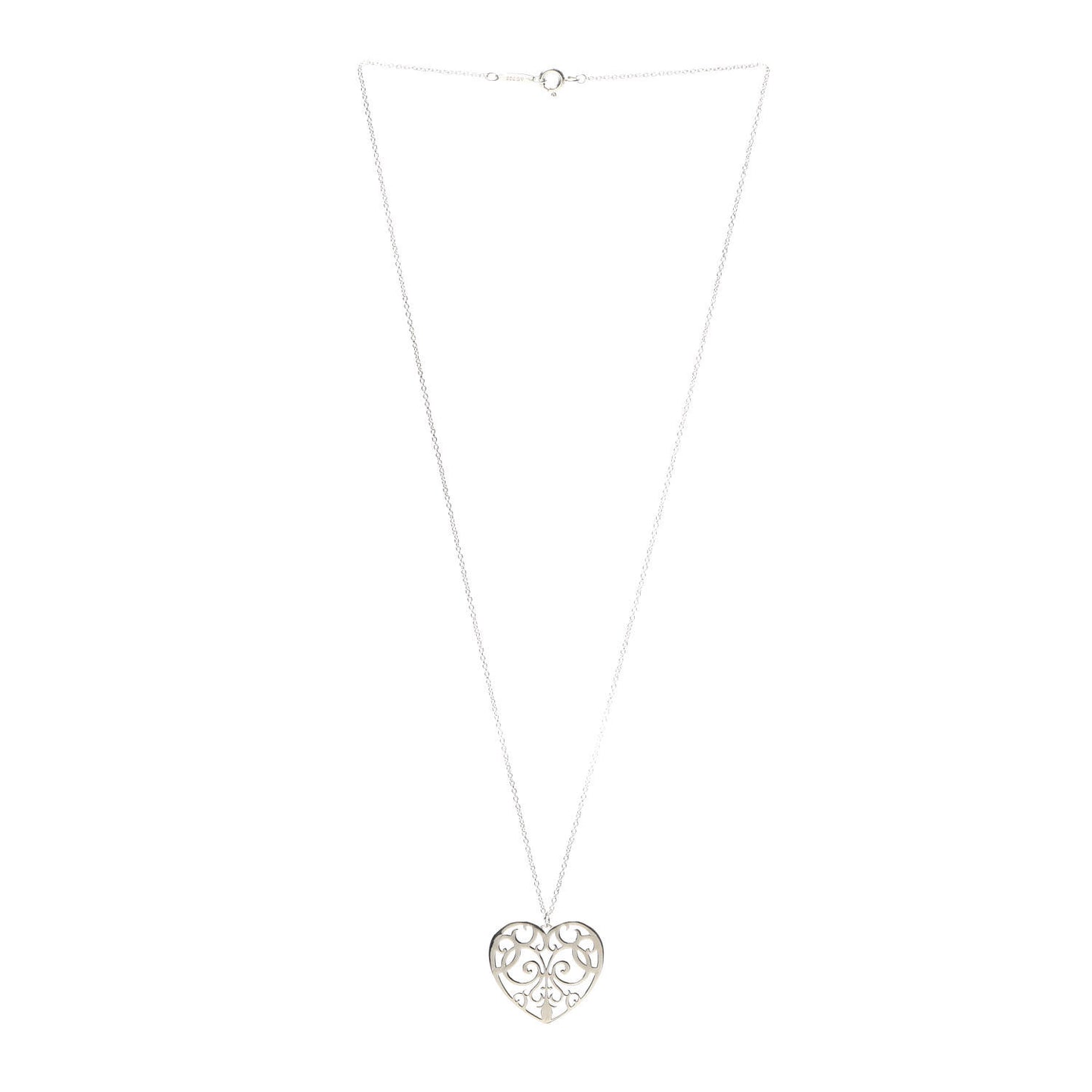 Sterling Silver Enchant Heart Pendant Necklace