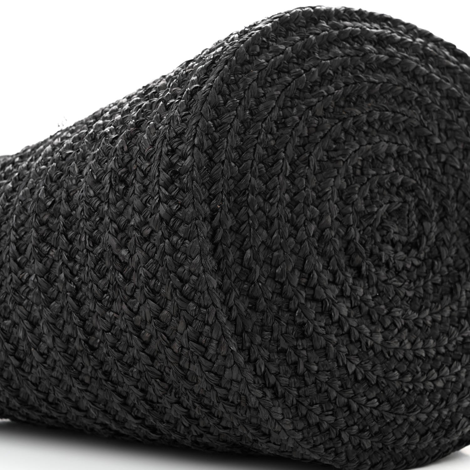 Saint Laurent Raffia Medium Panier Bag Black 8 of 9