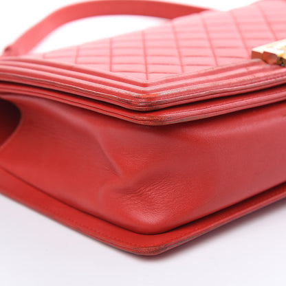 Chanel Lambskin Quilted New Medium Boy Flap Red 9 of 23