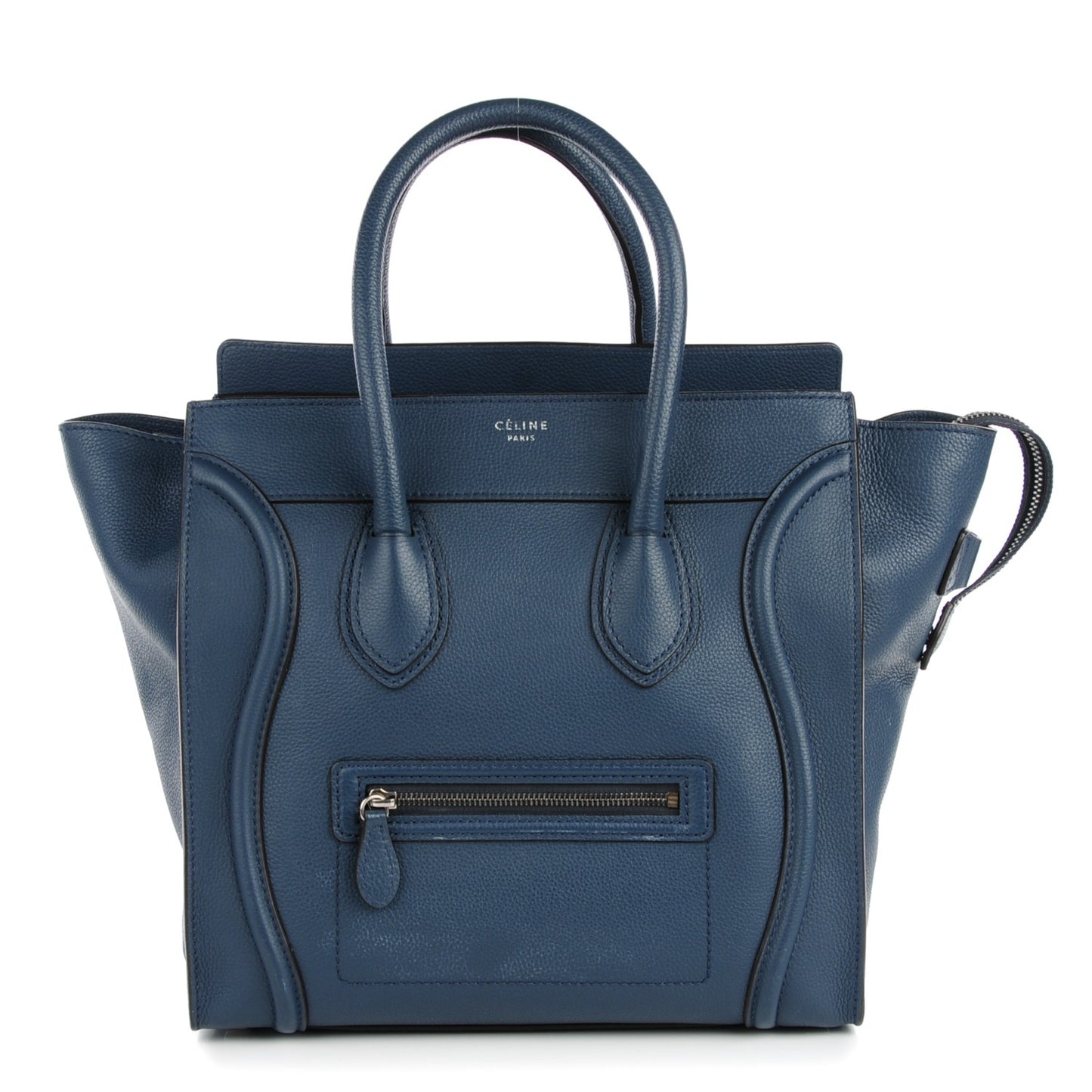 Drummed Calfskin Mini Luggage Orage