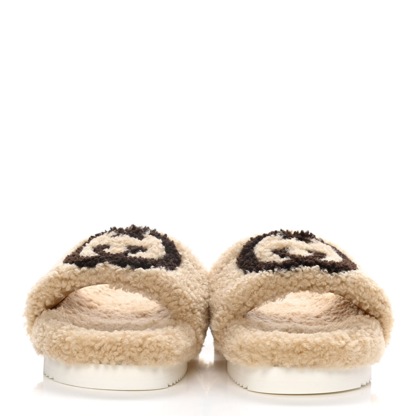 Shearling Womens Eileen Slide Sandals 38 Cocoa Butterscotch