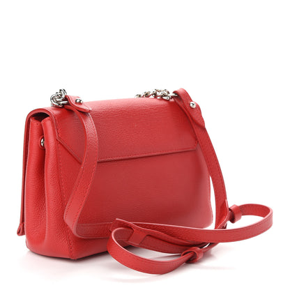 Louis Vuitton Calfskin Lockme II Chain Bag BB Rubis 3 of 8