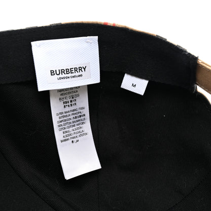 Burberry Cotton Vintage Check Monogram Baseball Hat M Archive Beige 8 of 8