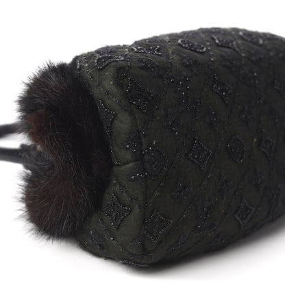 Louis Vuitton Mousseline Mink Lizard Beaded Demi Lune MM Vert 5 of 9