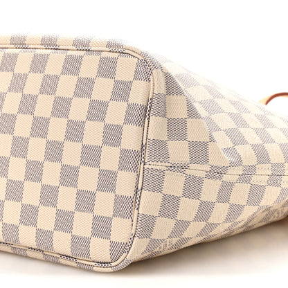 Louis Vuitton Damier Azur Neo Neverfull MM Rose Ballerine 11 of 12