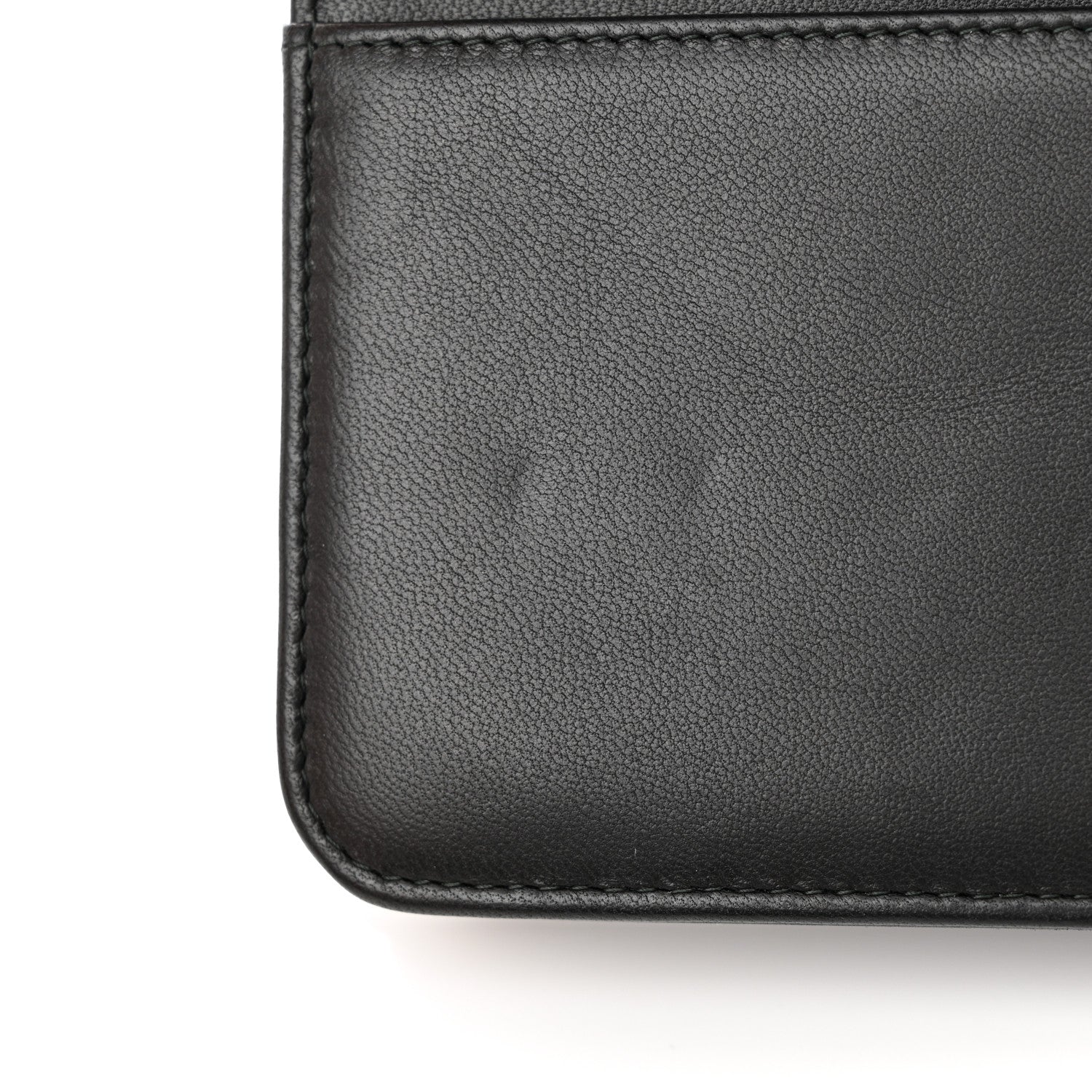 Chanel Lambskin Studded Wallet On Chain WOC Black 12 of 13
