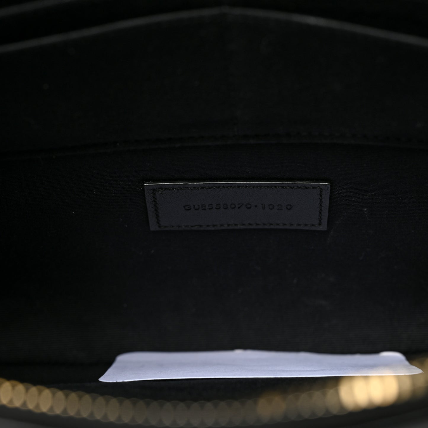 Calfskin Crocodile Embossed Tablet Pouch Black