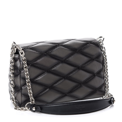 Louis Vuitton Lambskin Malletage GO-14 PM Charcoal 4 of 12