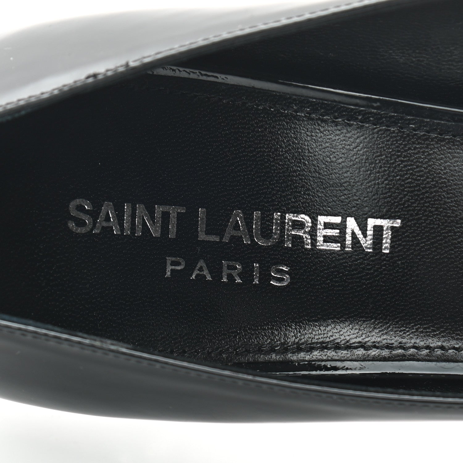 Saint Laurent Patent Opyum 85 Pumps 39 Black 7 of 8
