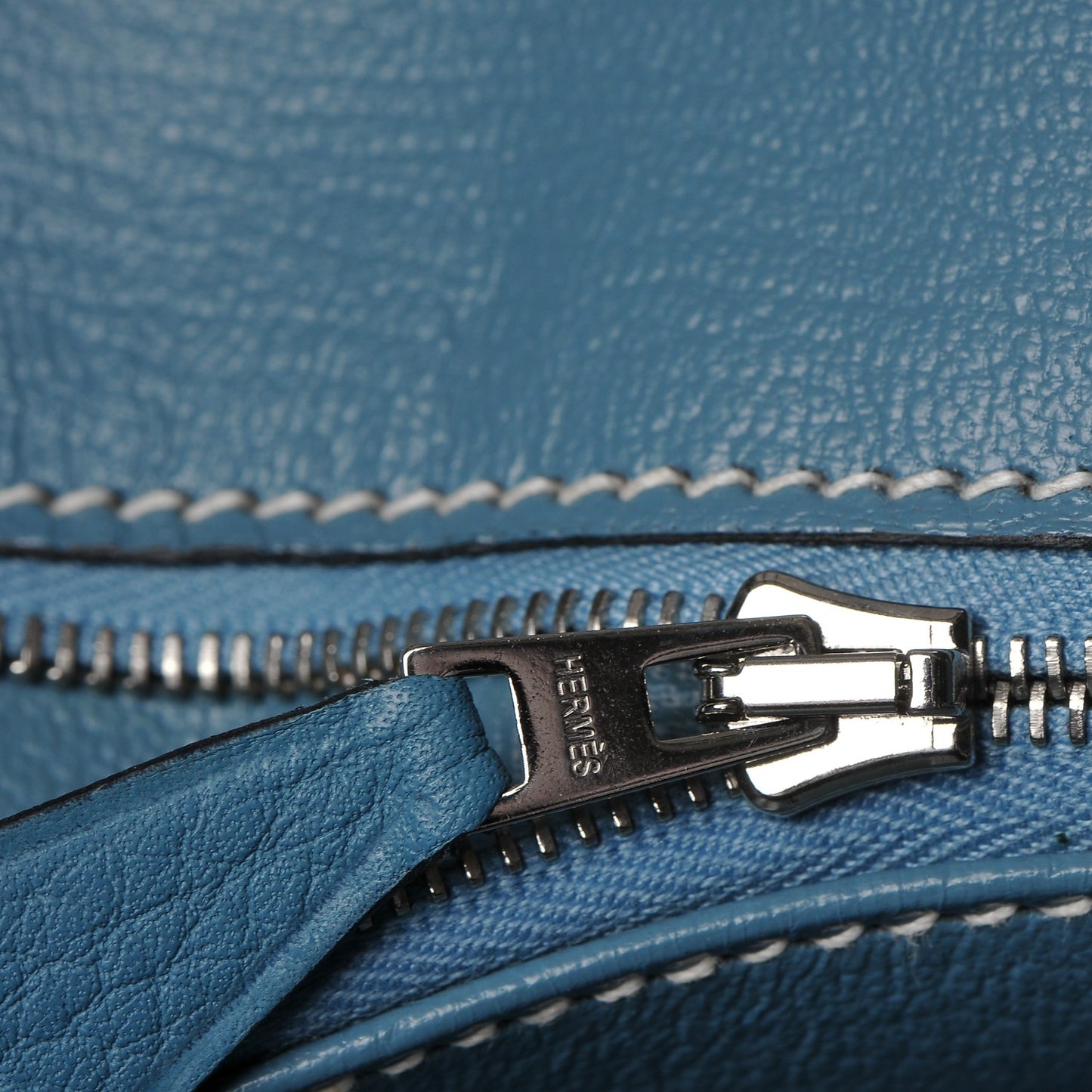 Taurillon Clemence Birkin 35 Blue Jean