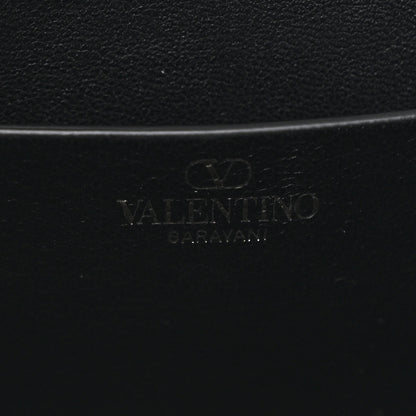 Valentino Garavani Grainy Calfskin Medium Vlogo Moon Hobo Bag Black 6 of 9