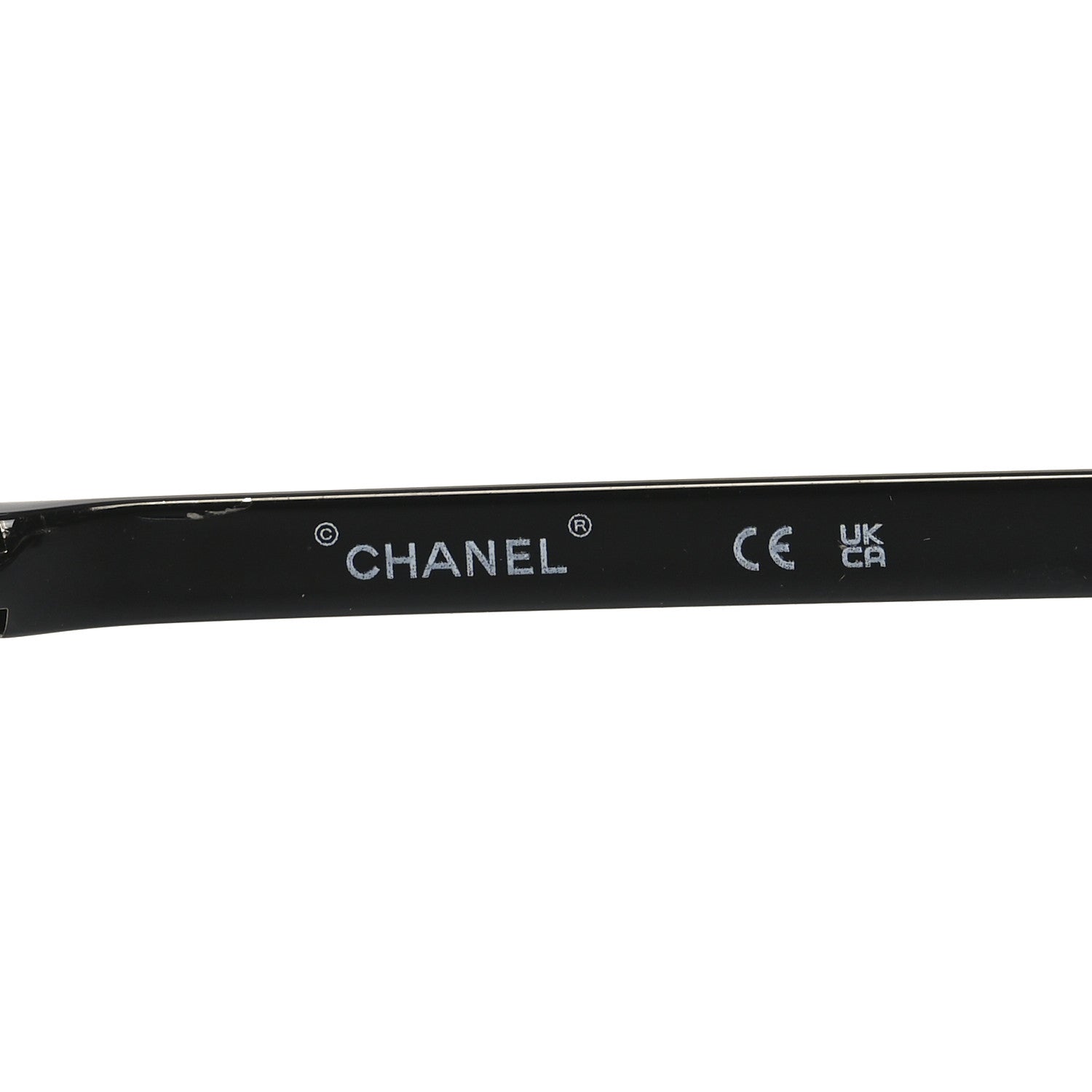 Chanel Metal Logo Square Sunglasses 71542 Black 5 of 7