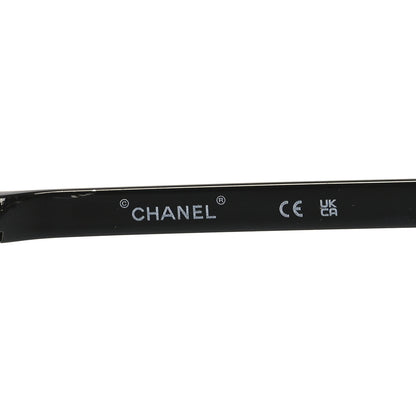 Chanel Metal Logo Square Sunglasses 71542 Black 5 of 7