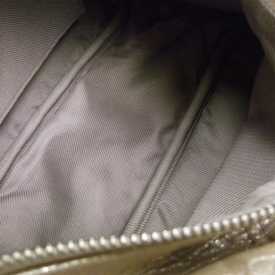 Monogram Shimmer Comete Satchel Peach