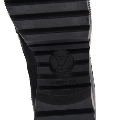 Louis Vuitton Suede Calfskin Laureate Platform Desert Boots 40 Black 6 of 9