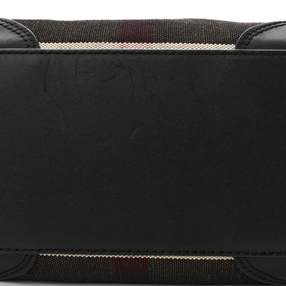 Burberry Canvas Mega Check Medium Maidstone Black 13 of 14