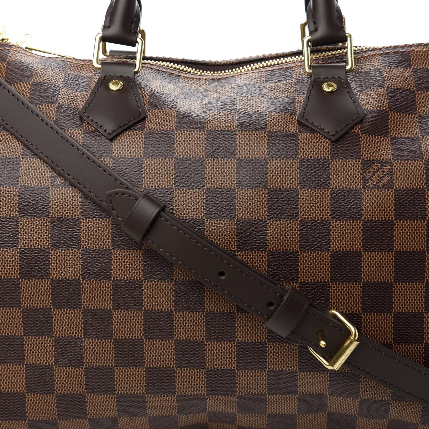 Louis Vuitton Damier Ebene Speedy Bandouliere 30 10 of 10