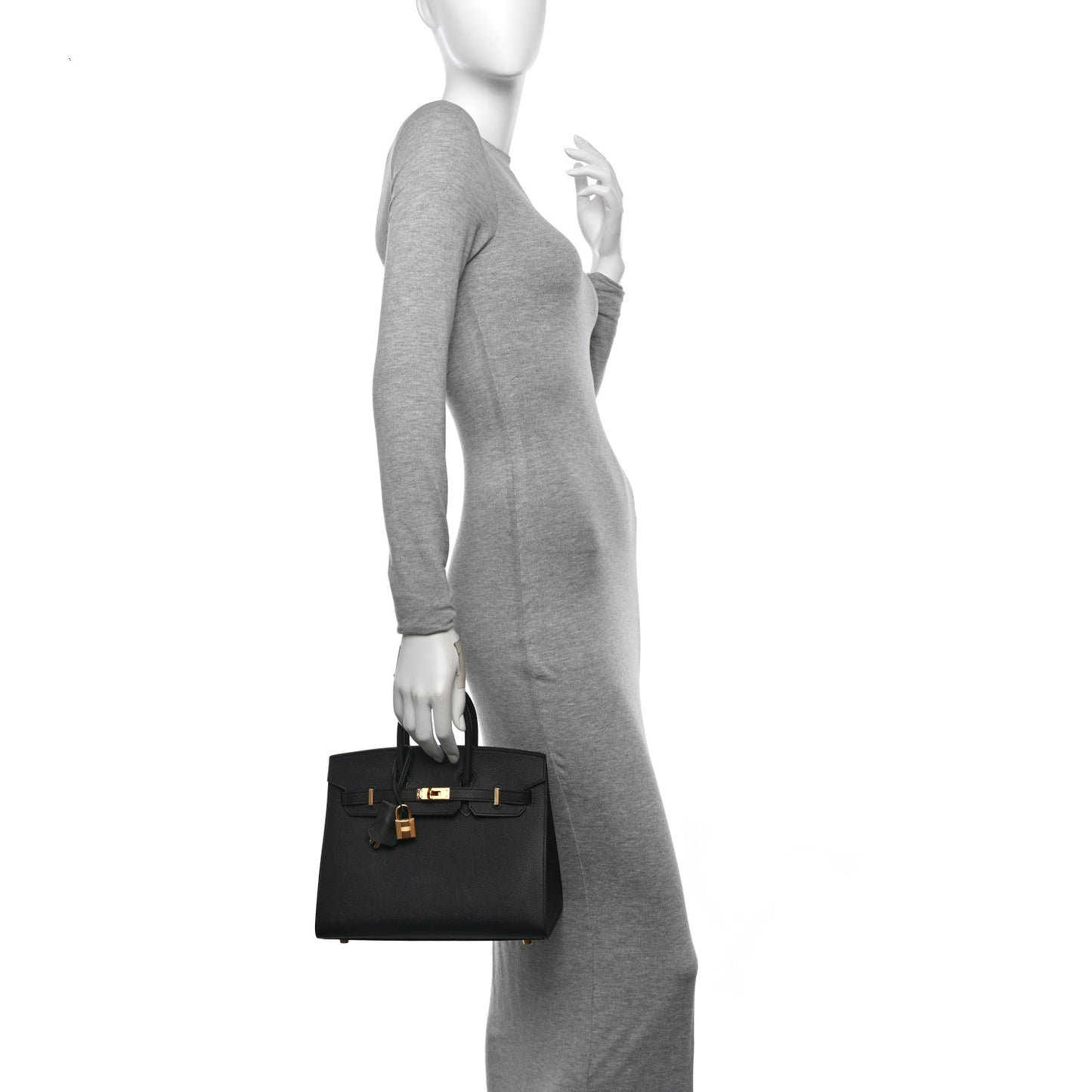 Epsom Birkin Sellier 25 Black