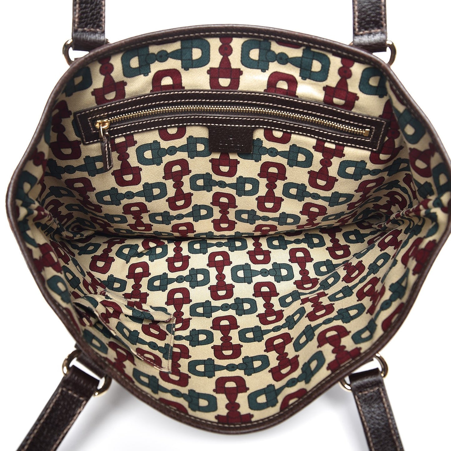 Guccissima Suede Charmy Tote Brown