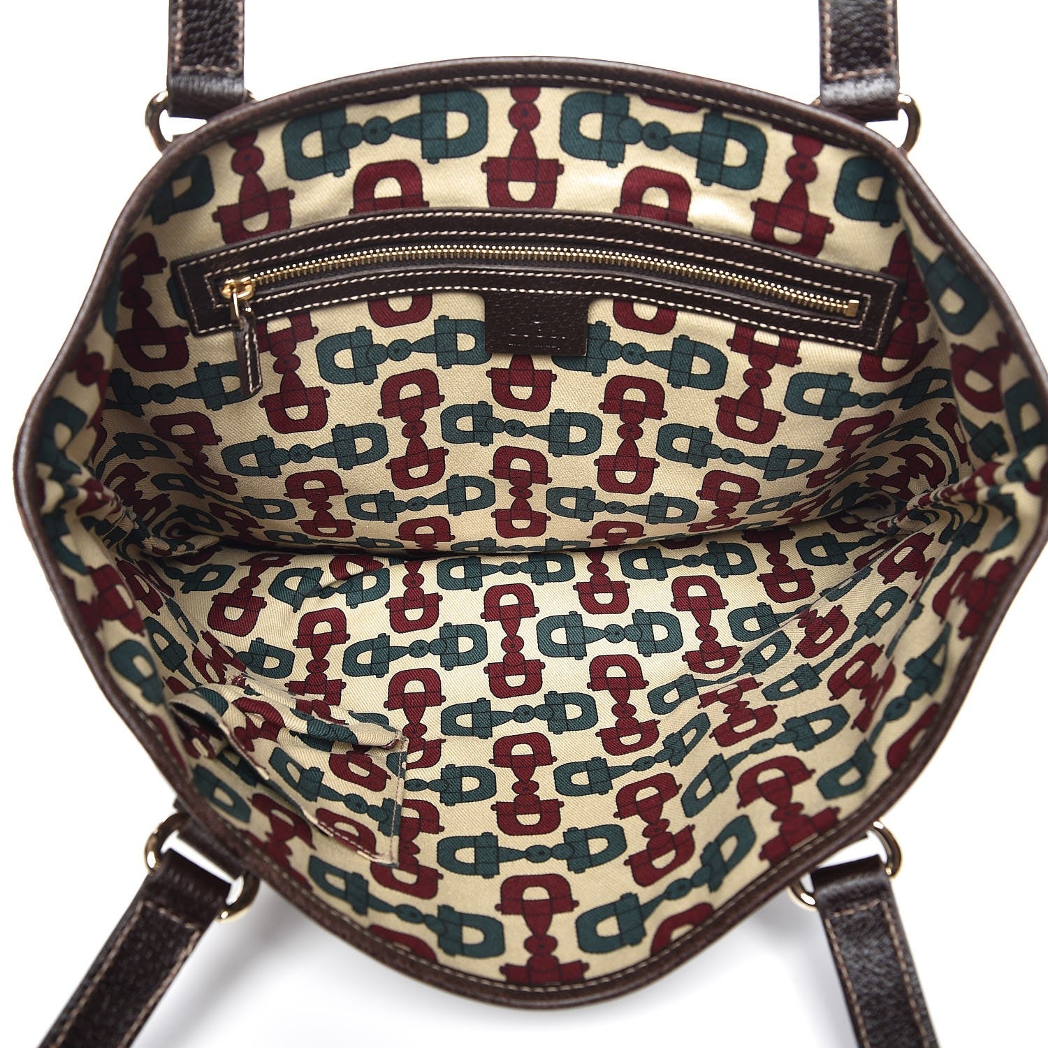 Gucci Guccissima Suede Charmy Tote Brown 5 of 10
