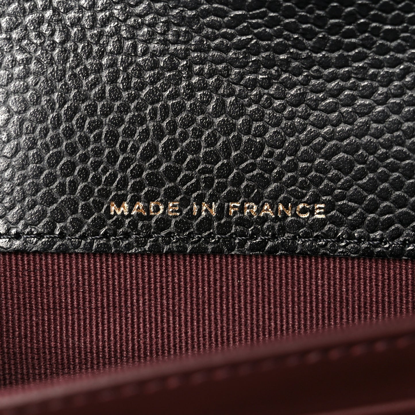 Caviar Quilted Large Gusset Flap Wallet Black