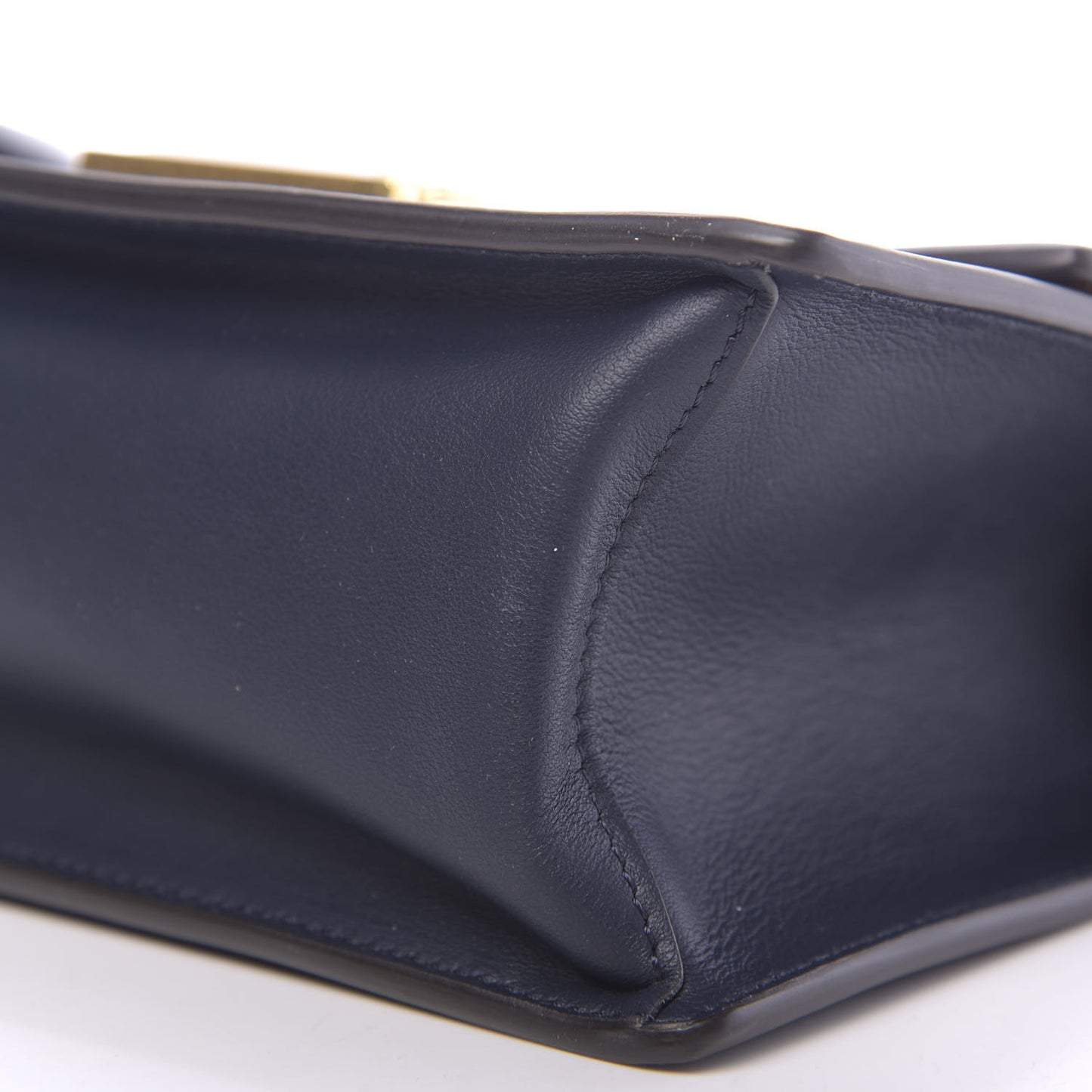 Vitello Grace Matte Small Kan U Shoulder Bag Midnight