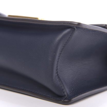 Fendi Vitello Grace Matte Small Kan U Shoulder Bag Midnight 8 of 11