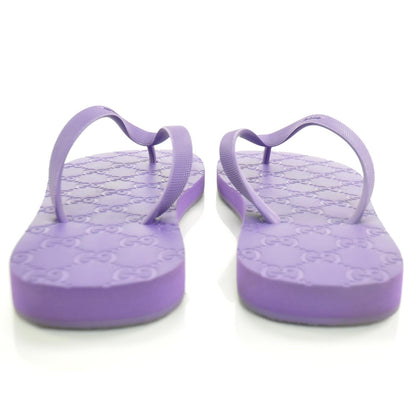 Gucci Rubber Guccissima Bedlam Thong Sandals Flip Flops 38 4 of 8