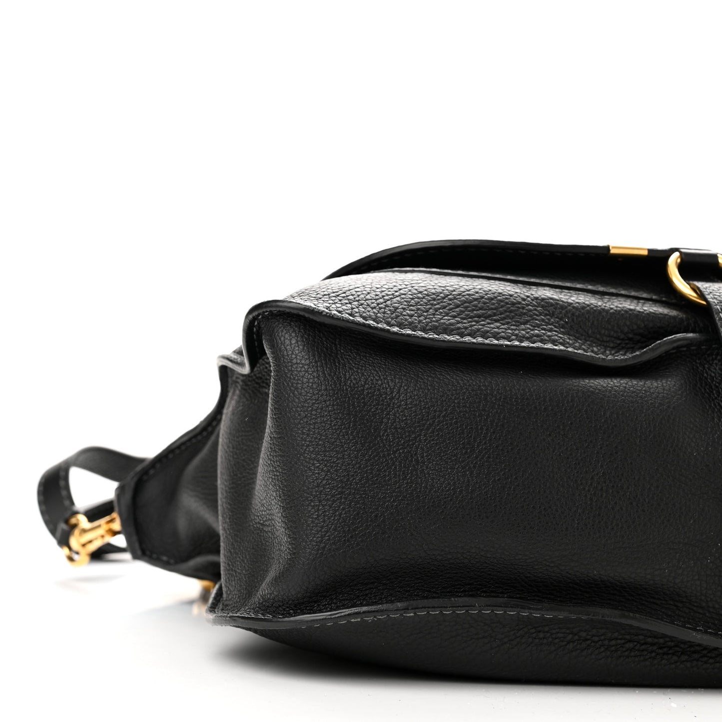 Calfskin Medium Marcie Satchel Black