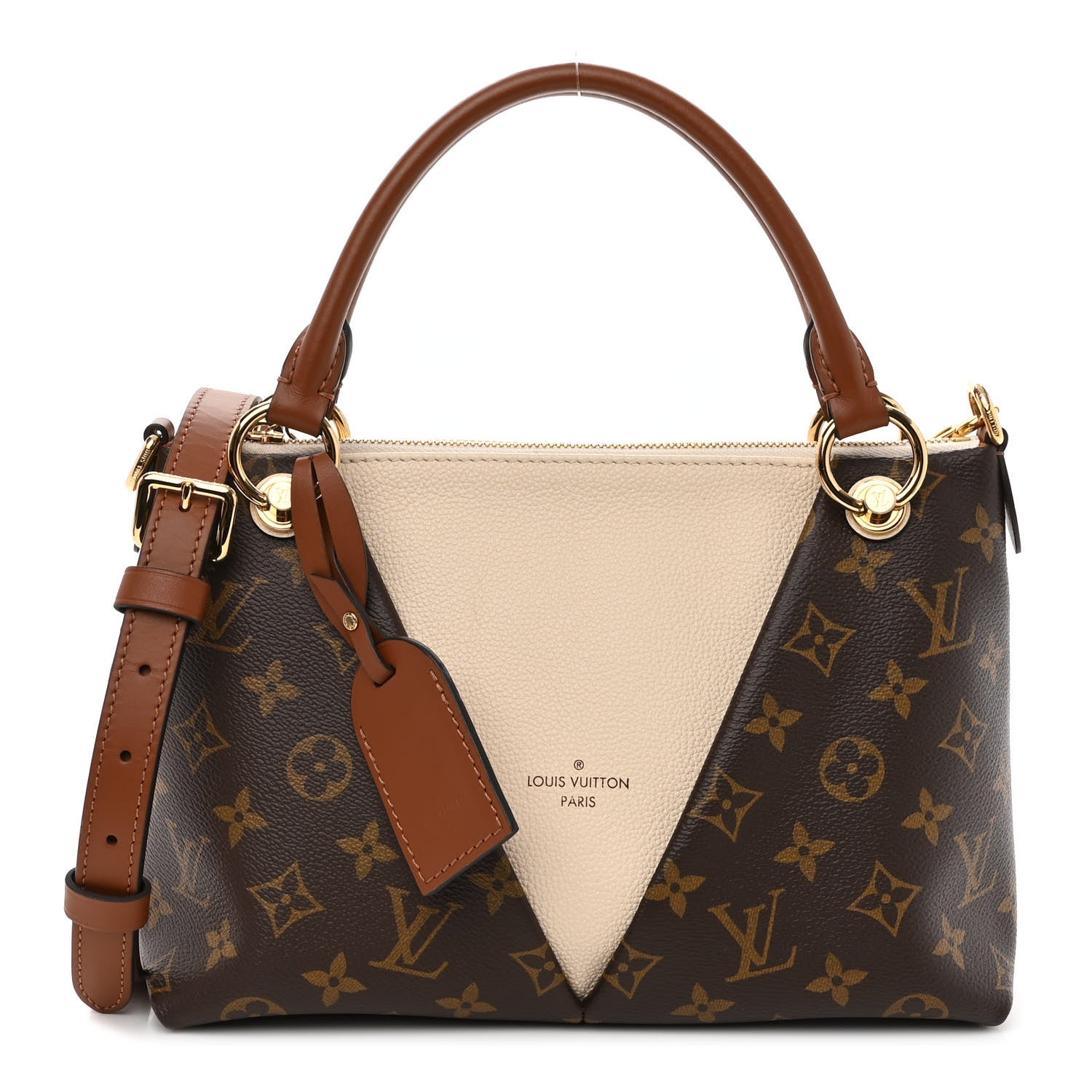 Louis Vuitton Monogram V Tote BB Creme 1 of 10