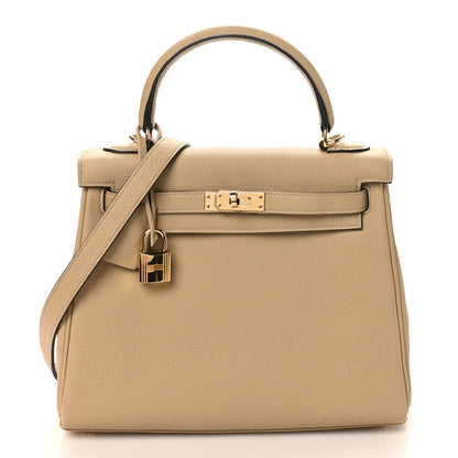 Hermes Togo Kelly Retourne 25 Trench 1 of 11