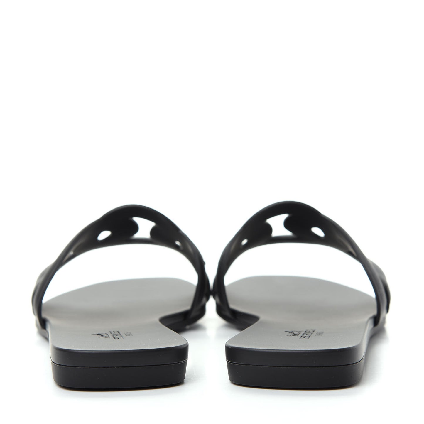 Rubber Aloha Sandals 38 Black