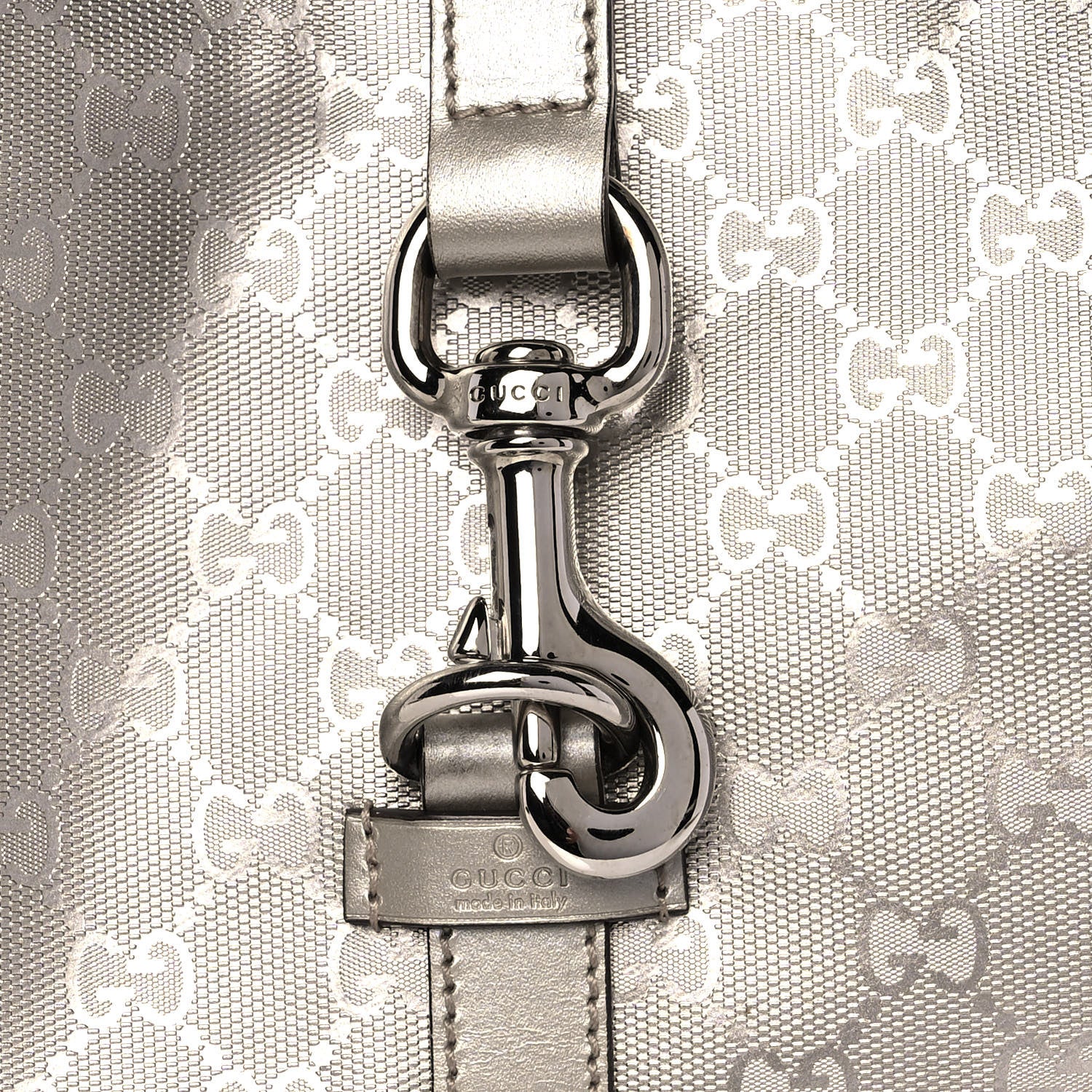 Gucci Imprime Monogram Medium Joy Shoulder Bag Silver 9 of 12