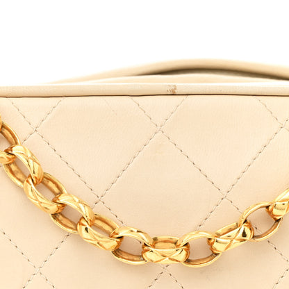 Chanel Lambskin Quilted Tassel Flap Camera Case White 9 of 14