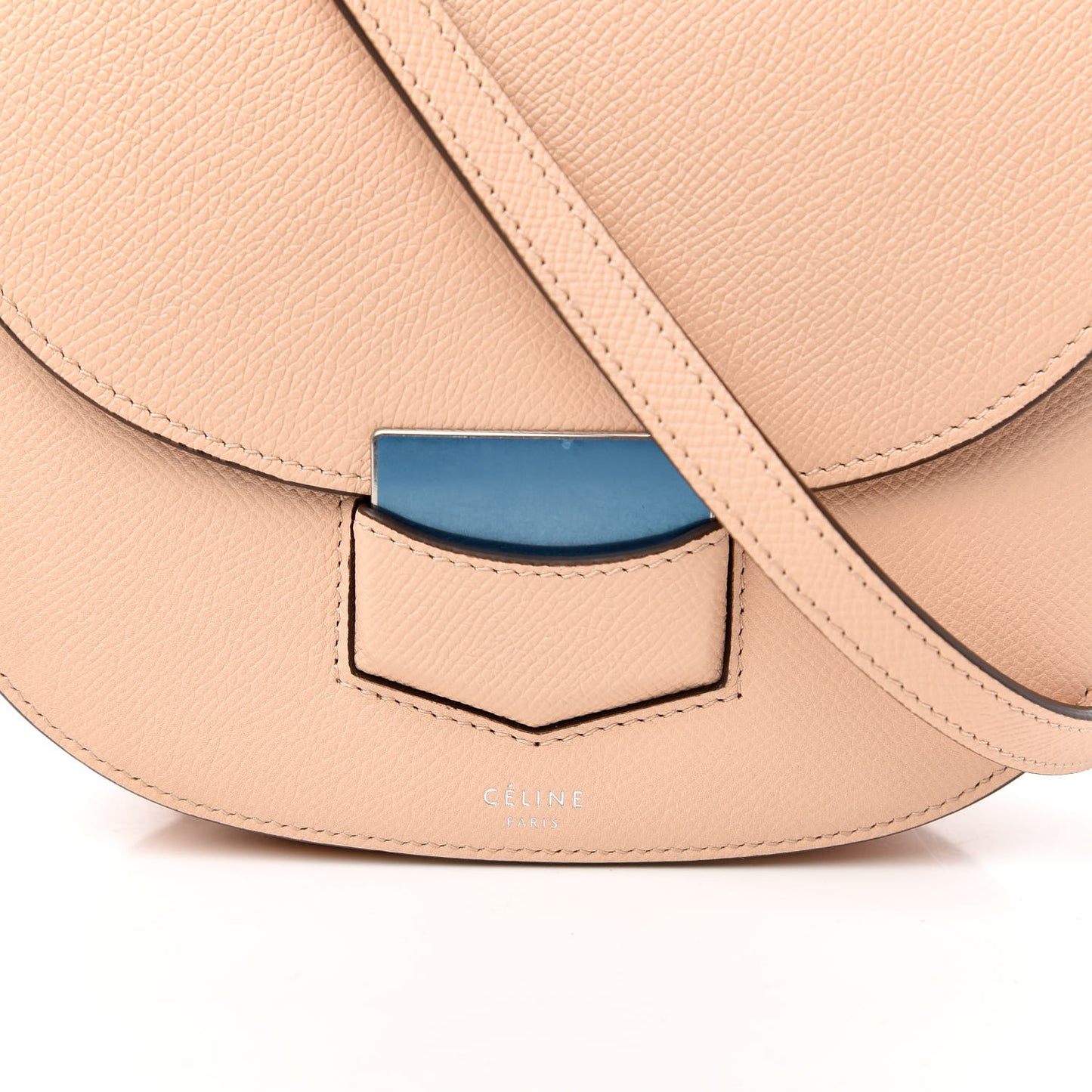 Grained Calfskin Small Trotteur Powder