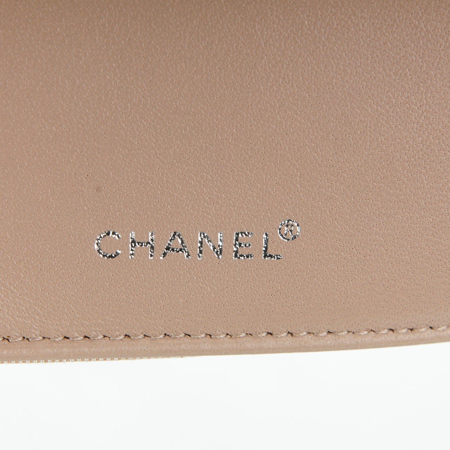 Chanel Nylon Travel Bi-Fold Wallet Beige 6 of 8