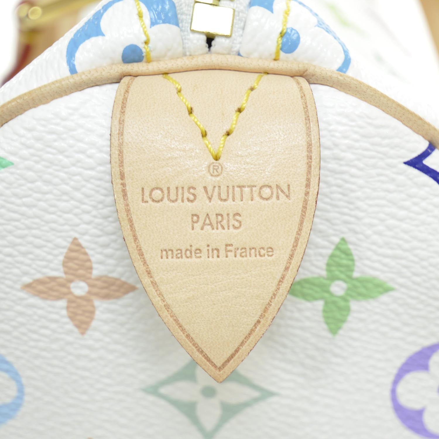 Louis Vuitton Monogram Multicolor Speedy 40 White 7 of 8