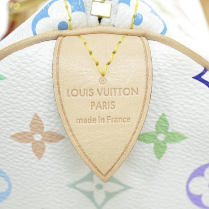 Louis Vuitton Monogram Multicolor Speedy 40 White 7 of 8