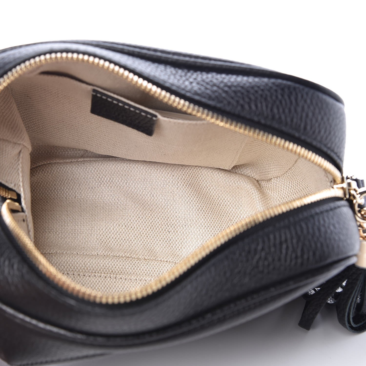 Gucci Pebbled Calfskin Small Soho Disco Bag Black 5 of 8