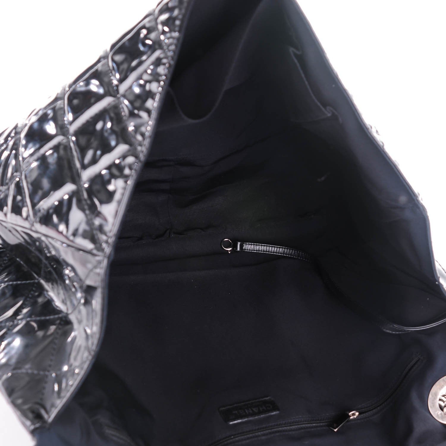 Chanel Vinyl Quilted XXL Reissue Flap Black 5 of 9
