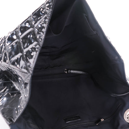 Chanel Vinyl Quilted XXL Reissue Flap Black 5 of 9