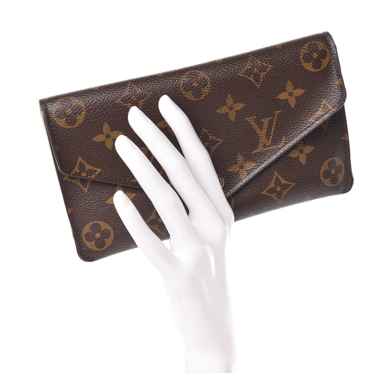 Monogram Jeanne Wallet Rose Ballerine