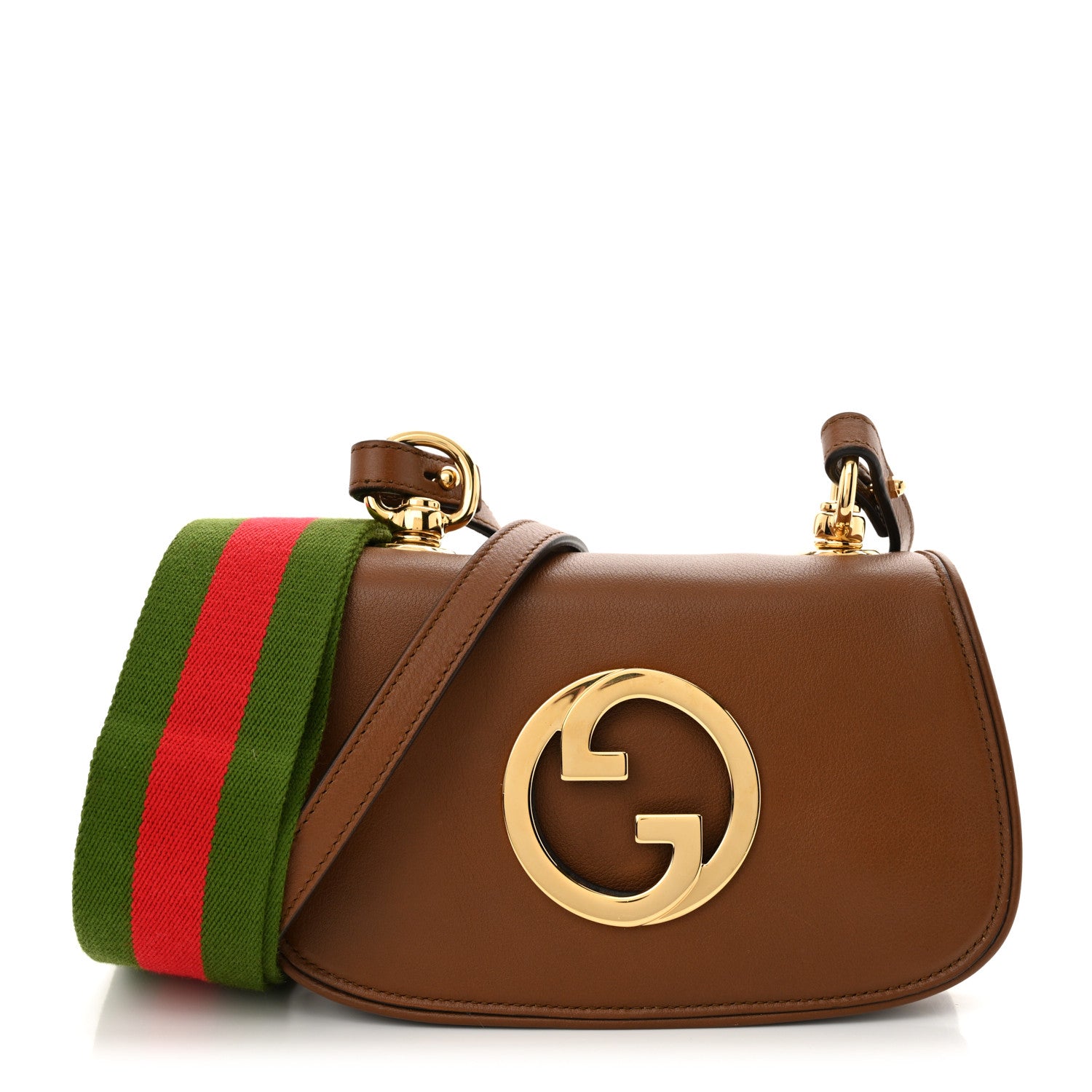 Gucci Roxy Calfskin Web Mini Blondie Shoulder Bag Cuir 1 of 10