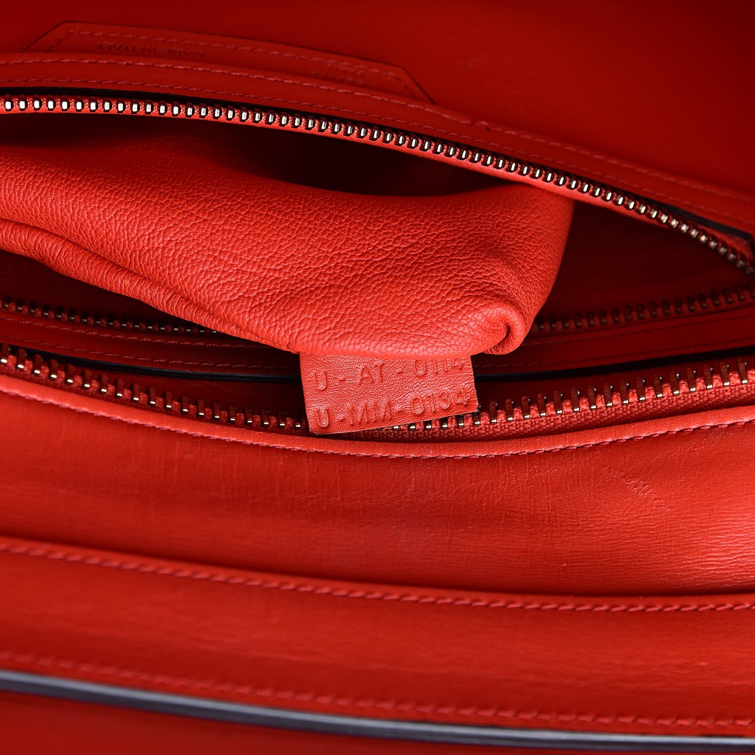 Celine Smooth Calfskin Mini Luggage Coquelicot 7 of 18