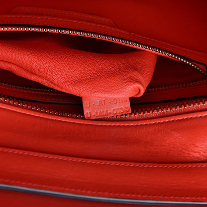Celine Smooth Calfskin Mini Luggage Coquelicot 7 of 18